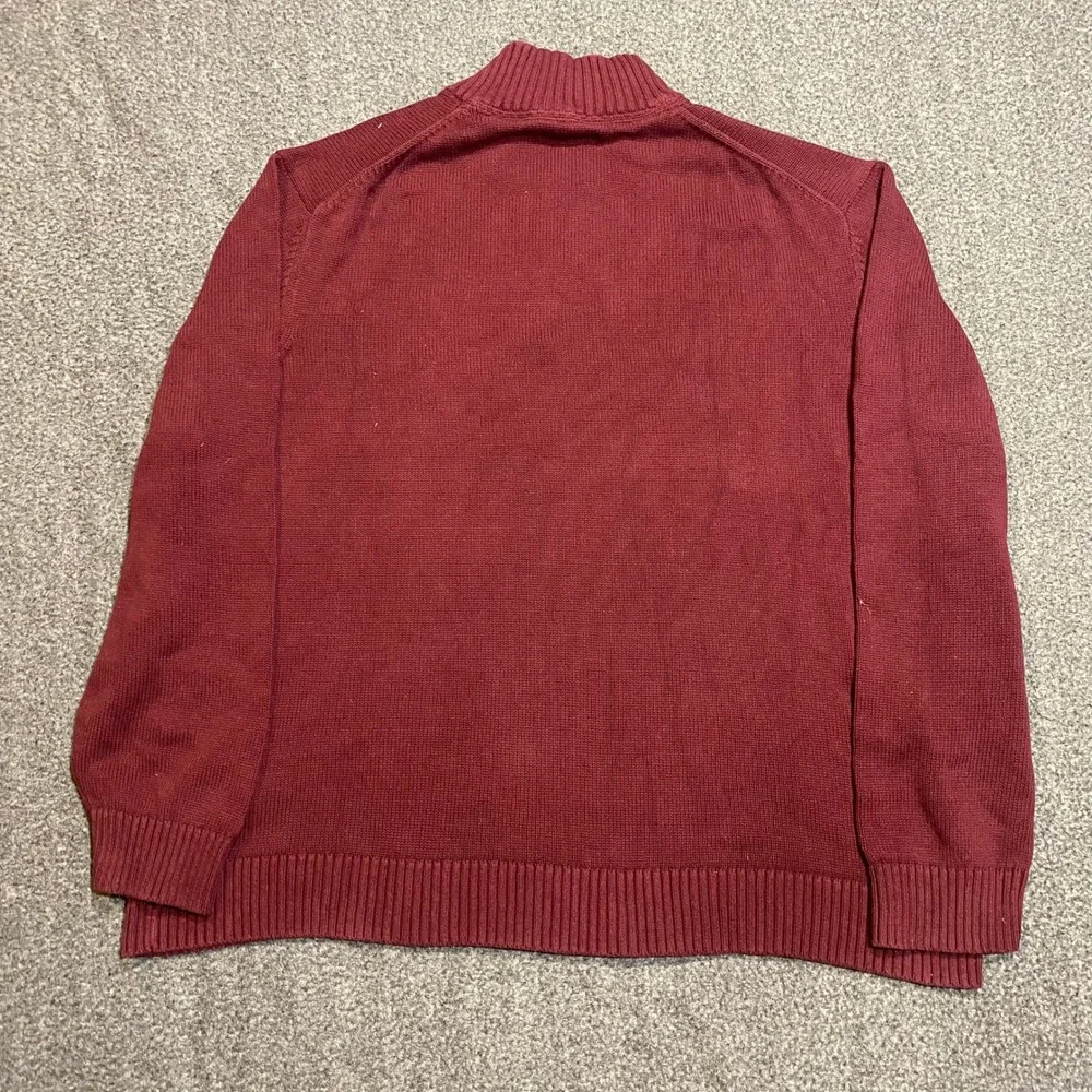 Goodthreads Sweater Quarter Zip Mens XXXL GT444558FL18 Burgundy China